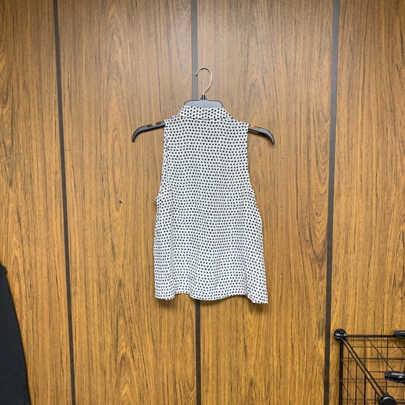 Equipment Silk Star Print Blouse Top Sleeveless - Picture 5 of 7